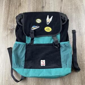Puma X Garfield Backpack Limited Edition Knapsack Green Black Teal